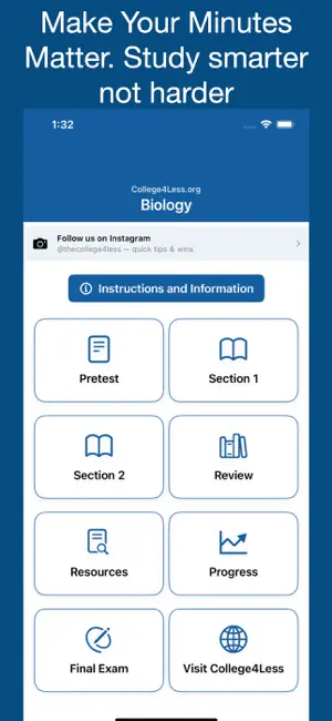 College4Less: Biology screenshot 1