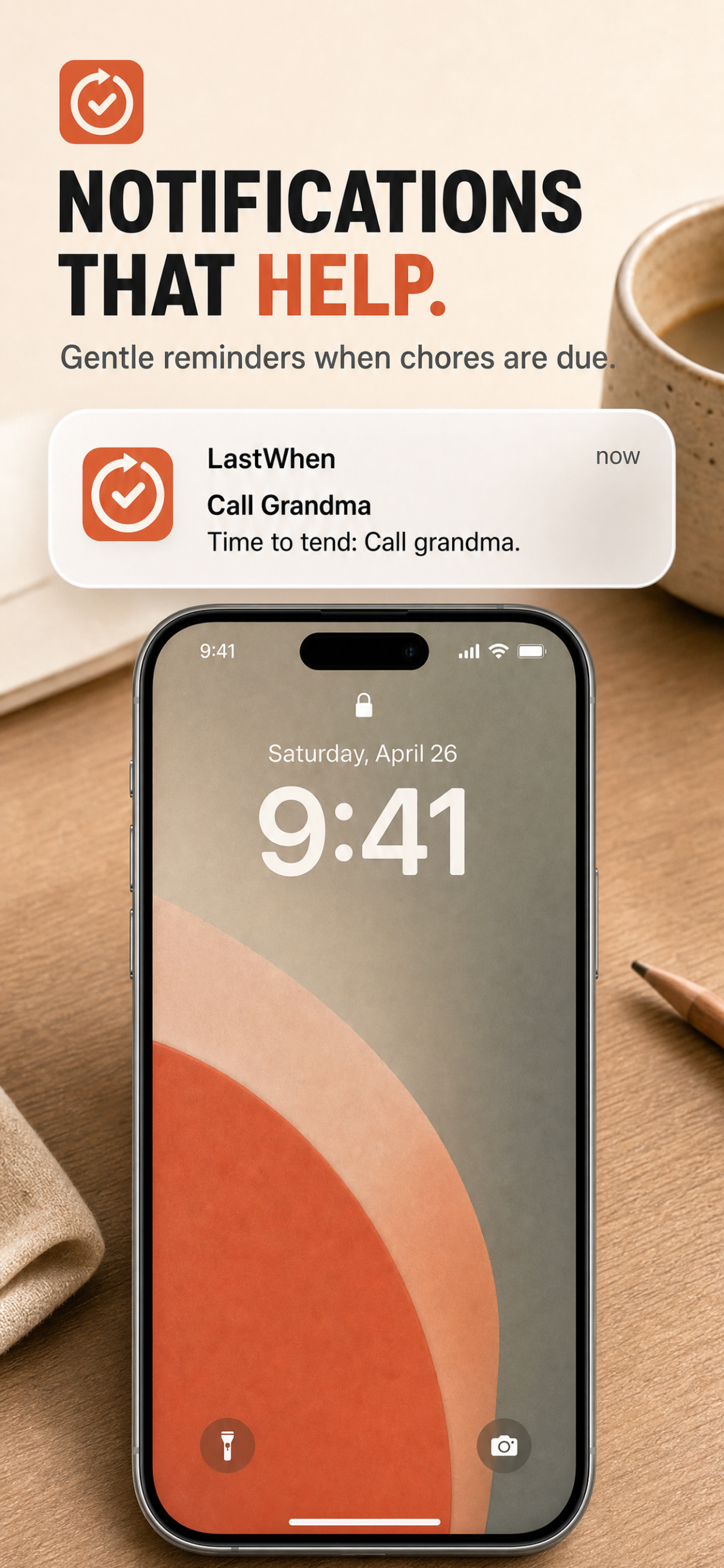 LastWhen: Chore & Task Tracker screenshot 4