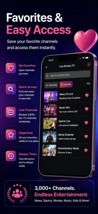 Live Stream TV - Global TV Screenshot 3 of 4