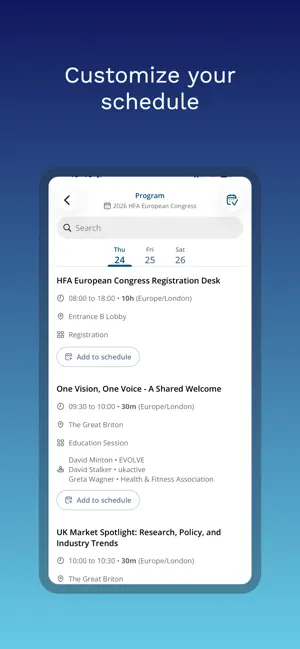 Health & Fitness Association screenshot 2