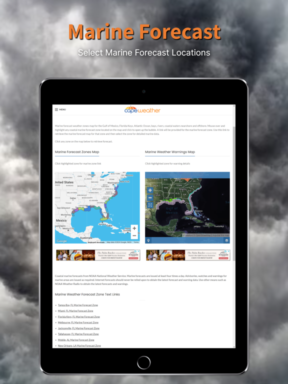 Cape Weather iPad screenshot 5 - Weather app