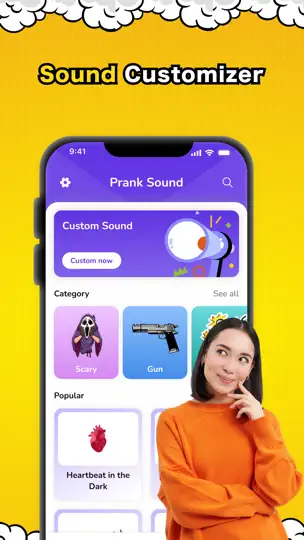 Capture d'écran de Prankify: Funny Call & Sound sur iPhone 1