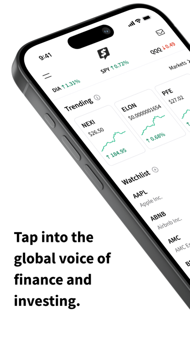 Screenshot #1 pour Stocktwits: Trading Community
