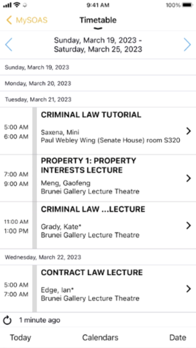 MySOAS Screenshot