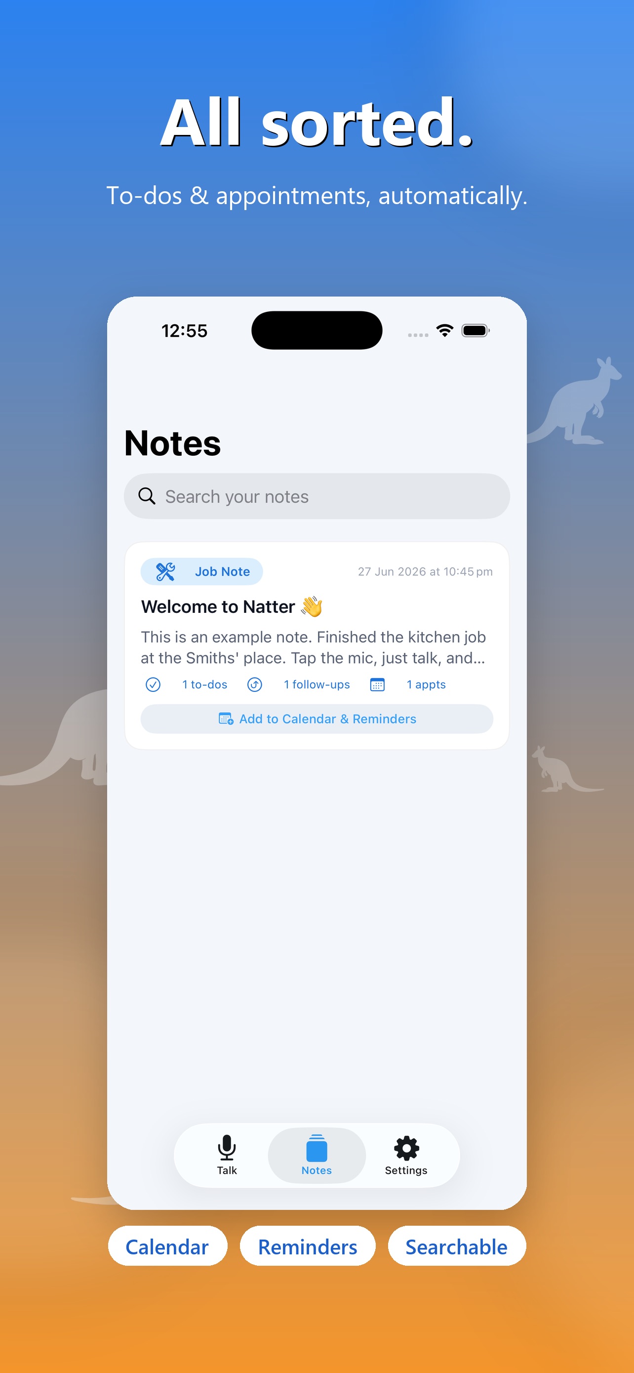 Screenshot 2 of Natter: Voice Notes & To-Dos