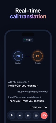 Bilingo: Phone Call Translator Screenshot 4 of 6