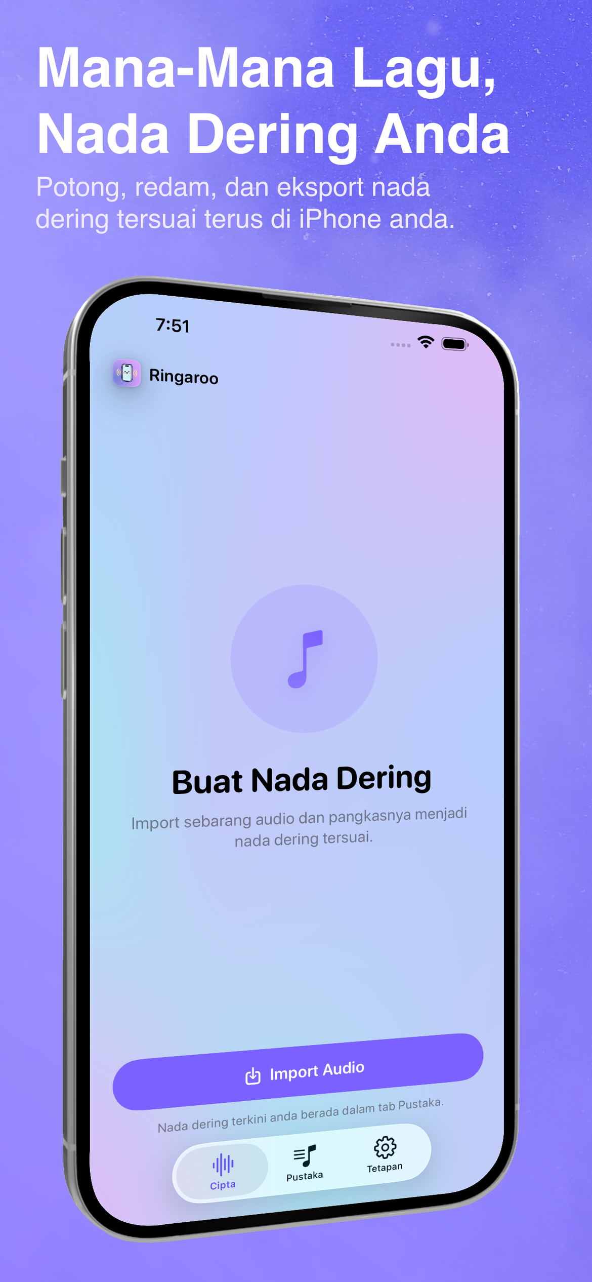 Ringaroo app screenshot 1