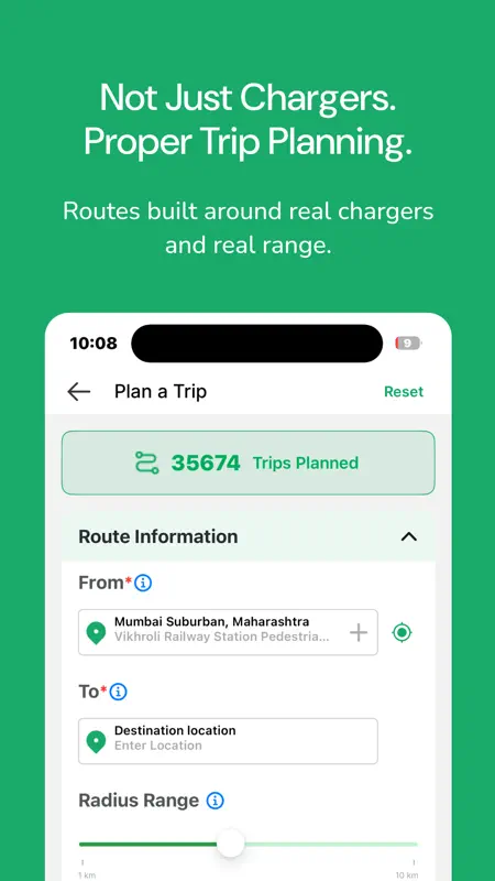 EVJoints – EV Trip Planner screenshot 2 of 6