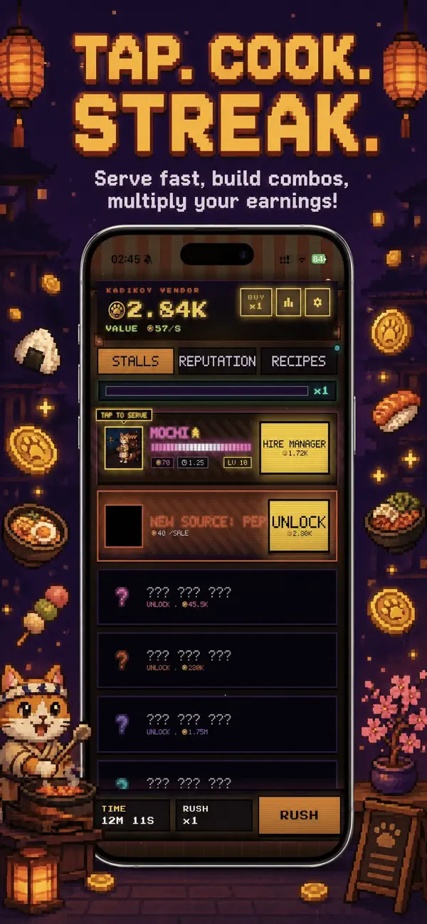 Screenshot #2 pour Mochi's Night Market