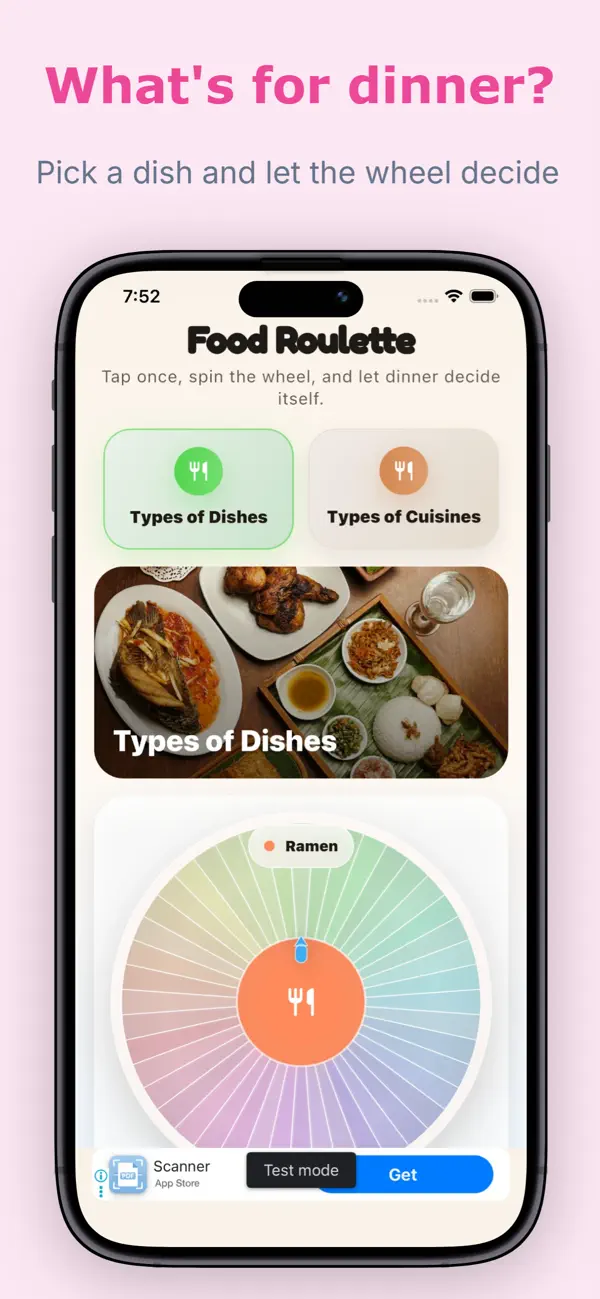Screenshot #1 pour Eats Roulette