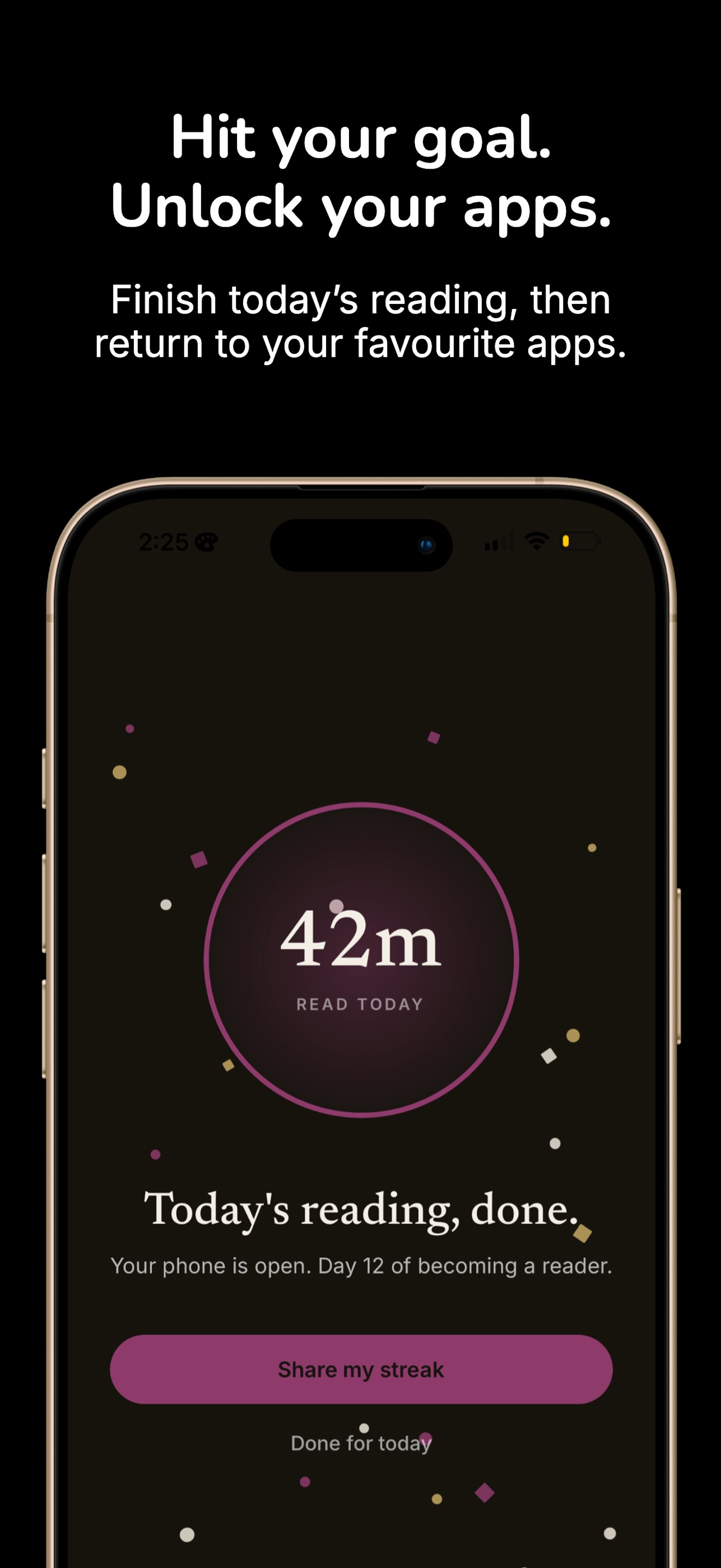 Screenshot 4 of Readr: Read to Unlock Apps
