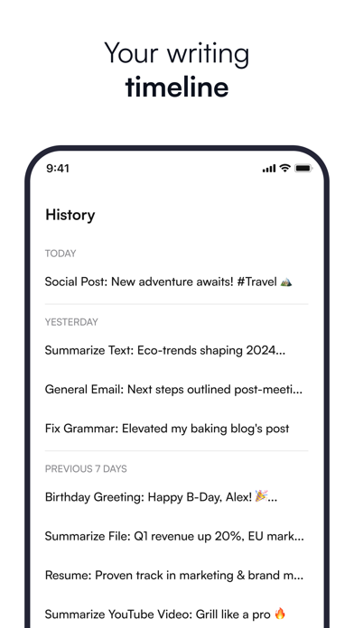IamWriter - AI Assistant Screenshot