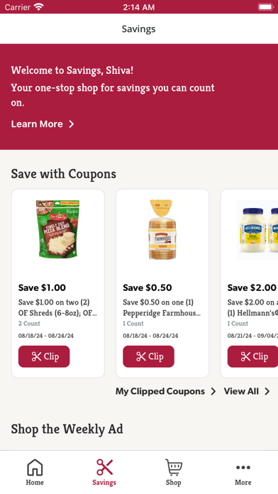 D&W Fresh Market Screenshot