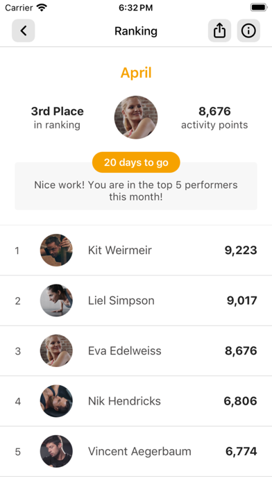 CK Fitness Screenshot