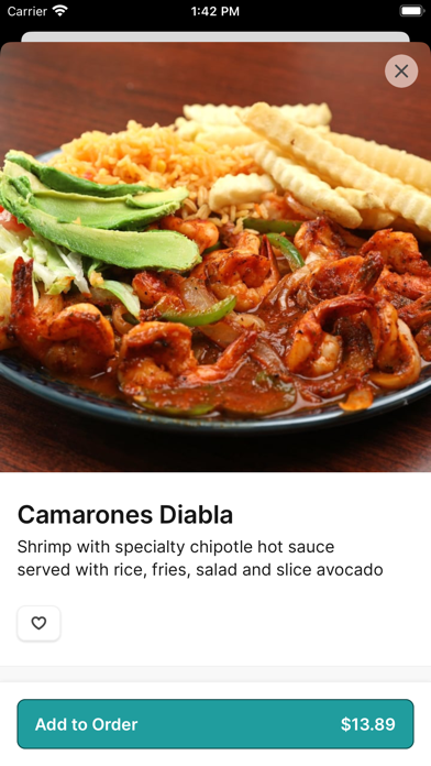 Taqueria Los Agaves iPhone screenshot 4 - Food & Drink app