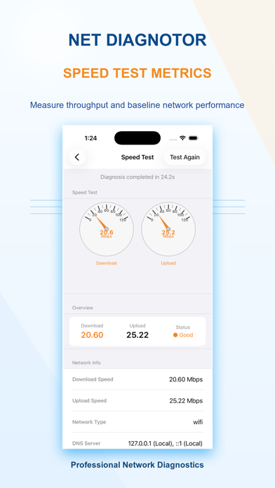 Network Diagnotor: Speed Test Screenshot 6 of 9