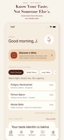 Serein - Taste Identity screenshot