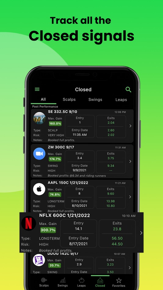 #7. Option Signals - Live Alerts (iOS) 由: ANI Trading Real Time Stocks Options Crypto and Penny Trade Alert & Signal Advisory