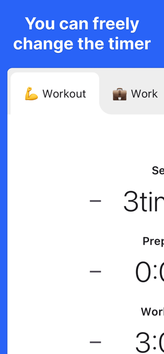 IntervalTimer - Workout Timer Screenshot 4 of 8
