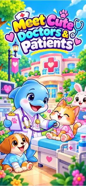 Animal Hospital: Coloring Game screenshot 1