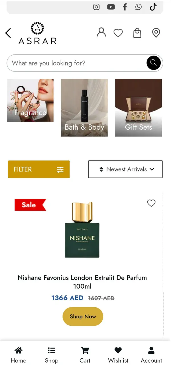 Screenshot #2 pour Asrar Perfumes