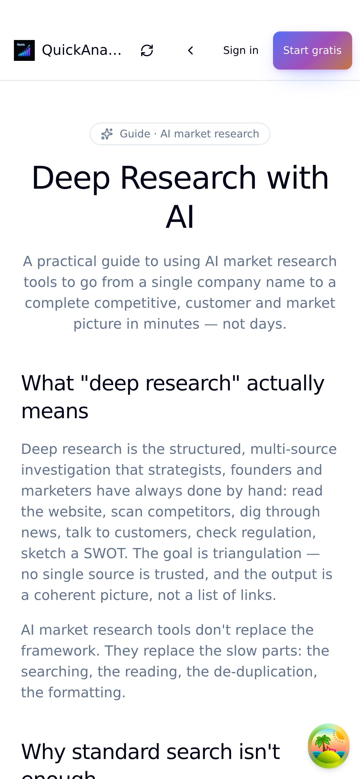 Screenshot 9 of QuickAnalyzes AI