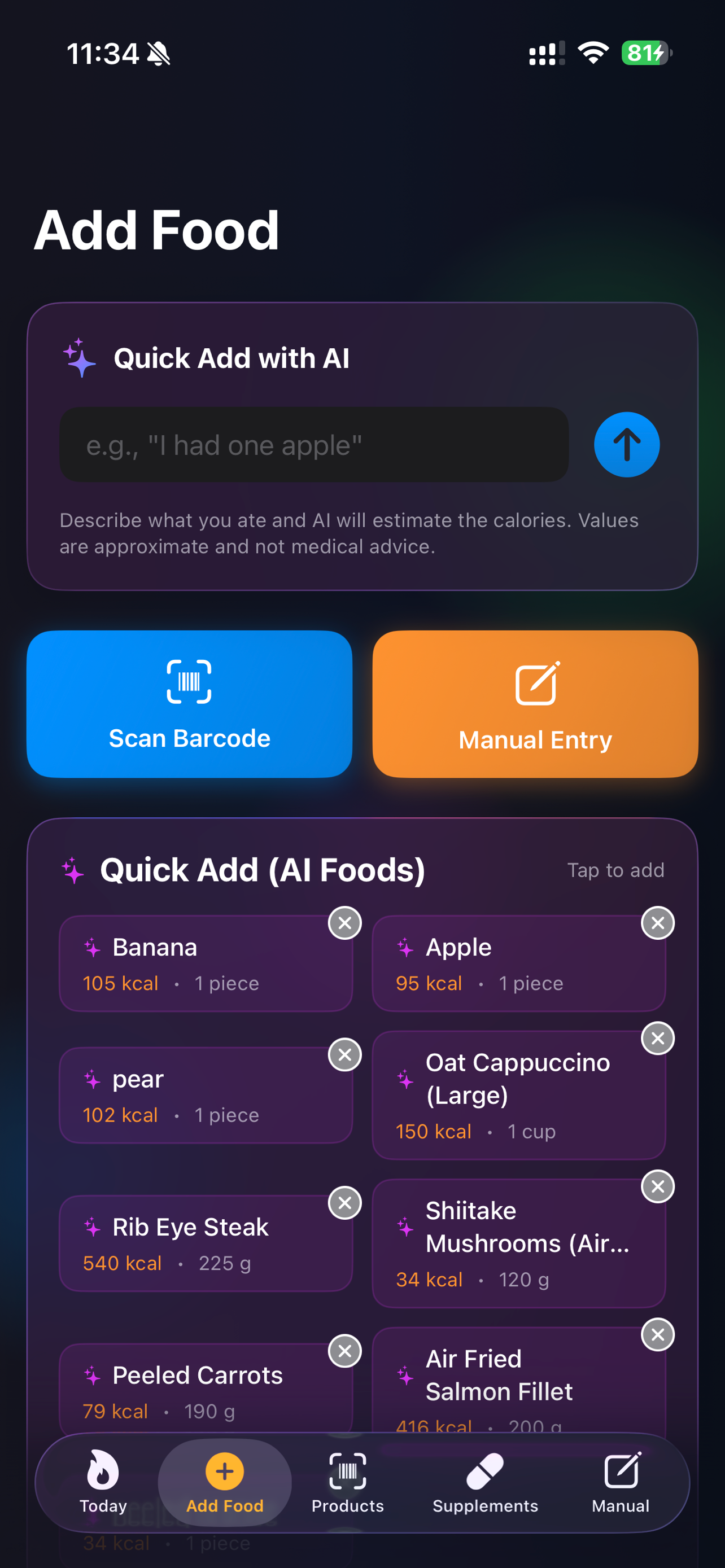NutriTrack + AI