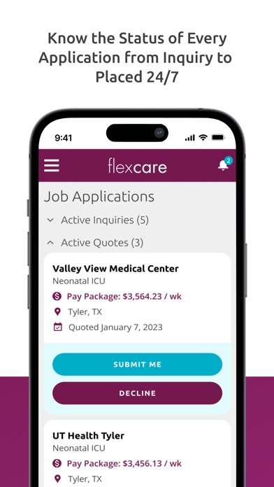 FlexCare 360 Screenshot