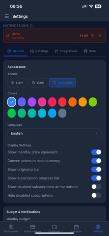 Subly Money Tracker screenshot