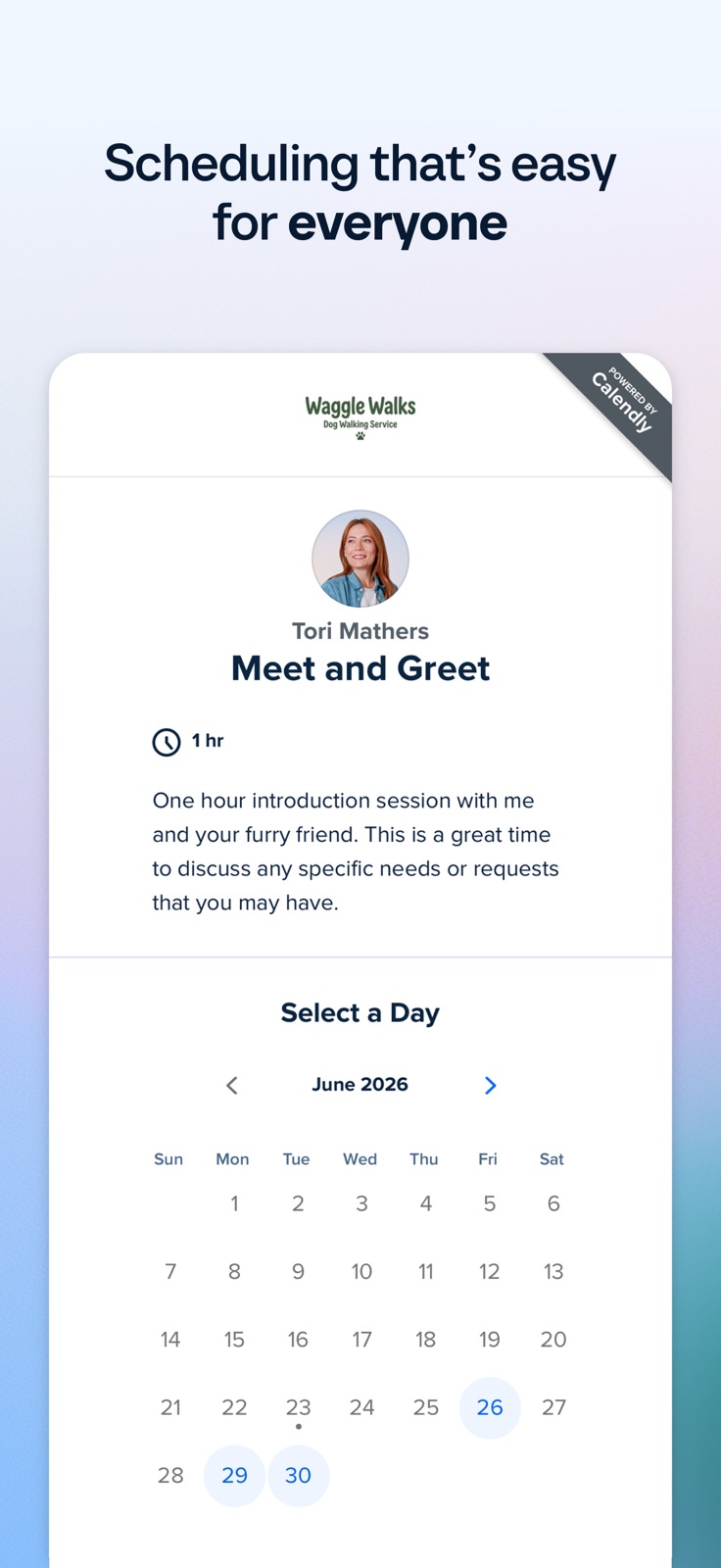 Calendly: Meeting Scheduling iphone screenshot 2