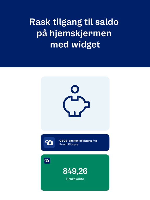 OBOS Mobilbank iPad screenshot 4 - Finance app
