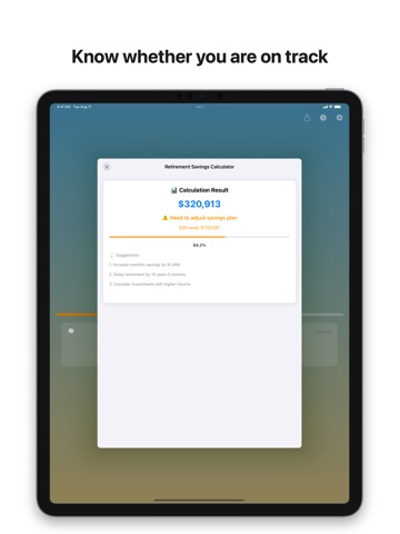 Retirement Countdown - Days iPad screenshot