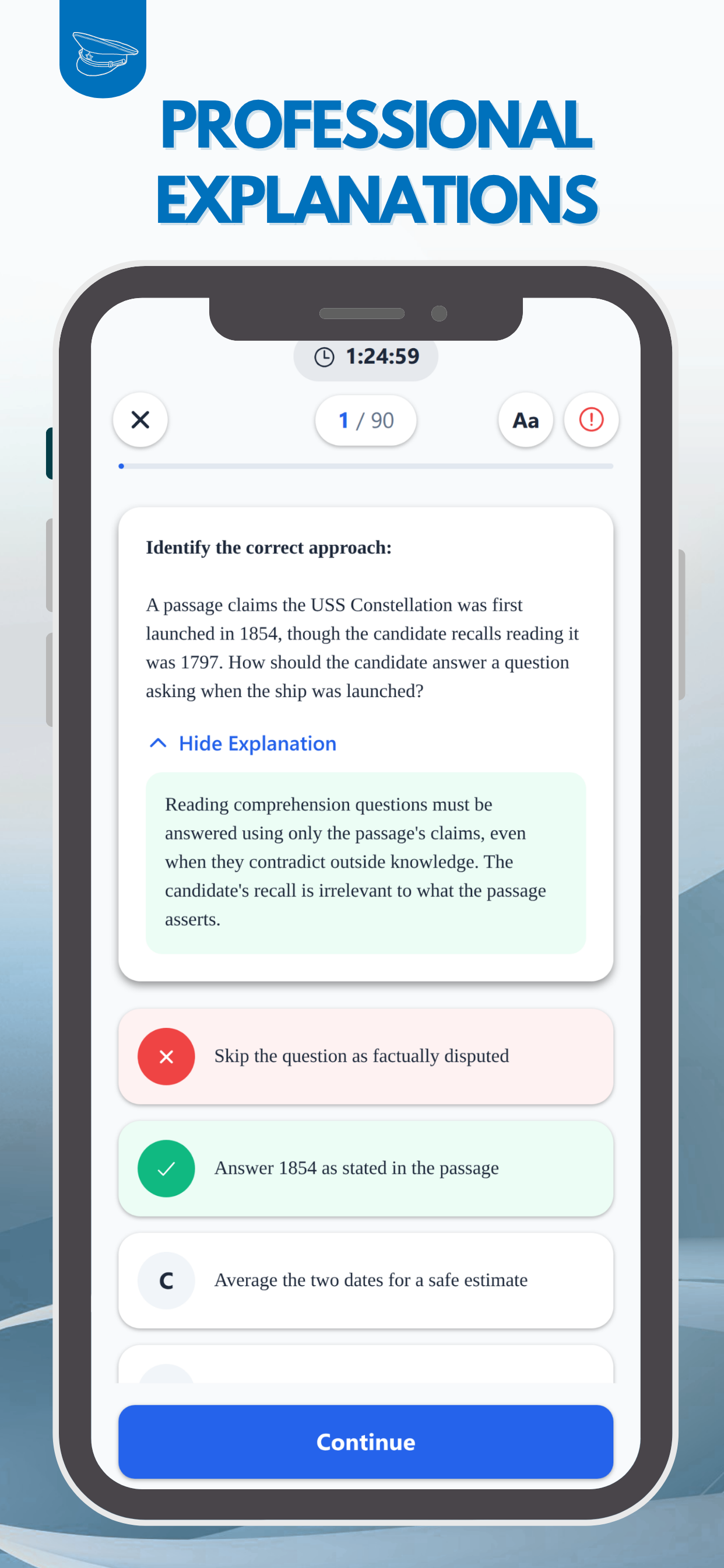 OAR Exam Prep Rating Test 2026 screenshot 3