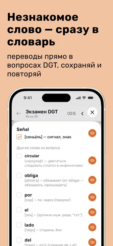 Autoescuela Móvil Test DGT RUS screenshot 5 of 7