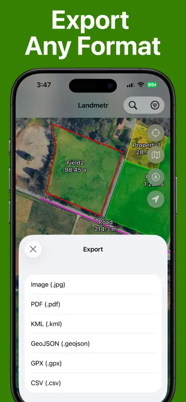 Field Maps Measure - Landmetr screenshot 5 of 5
