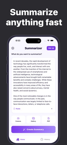 Sumy - Summary AI & Summarize Screenshot 2 of 4
