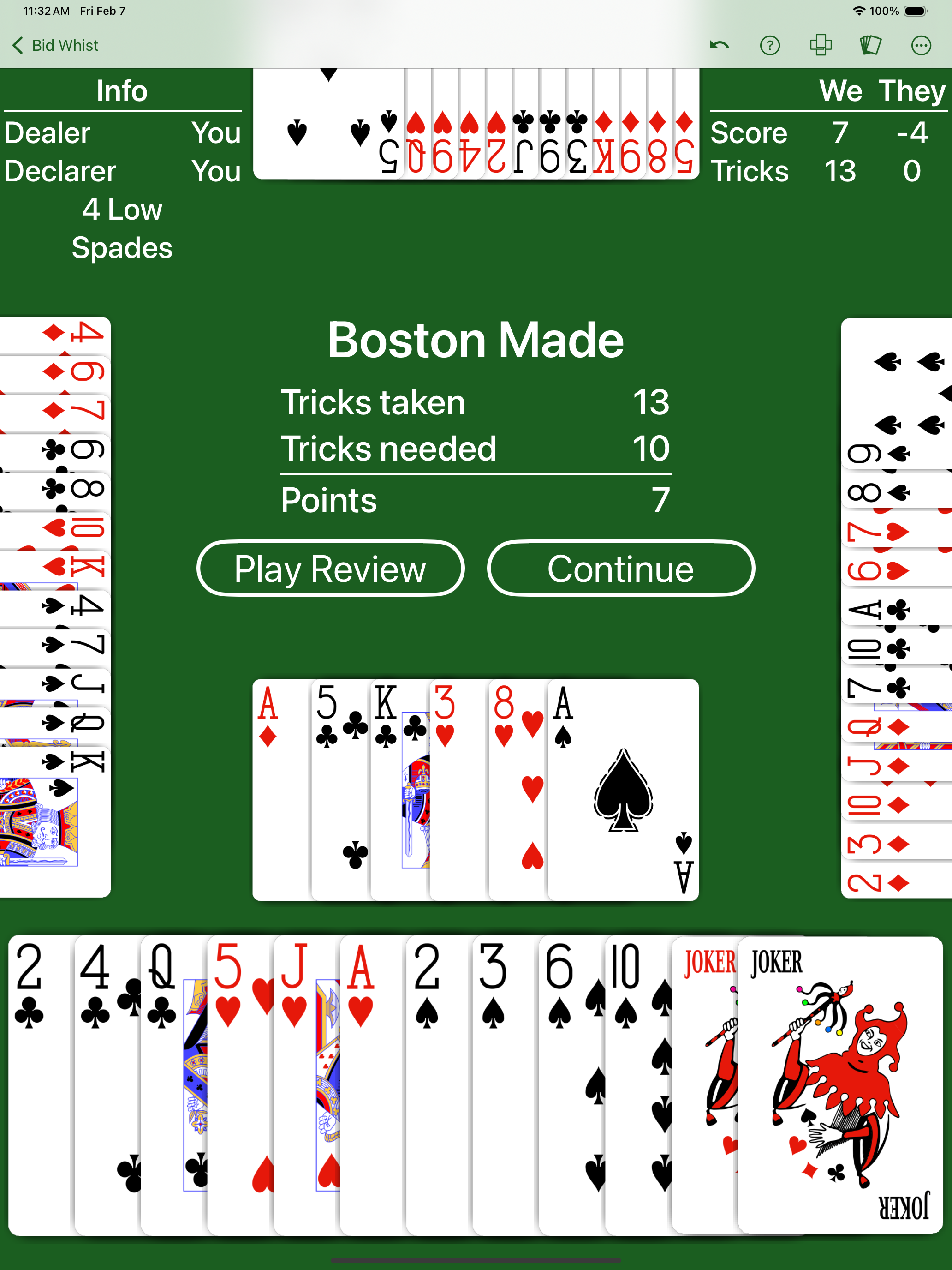 Bid Whist - Expert AI