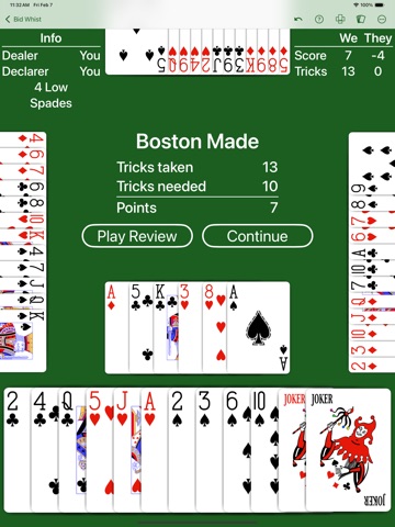 Bid Whist - Expert AI iPad screenshot