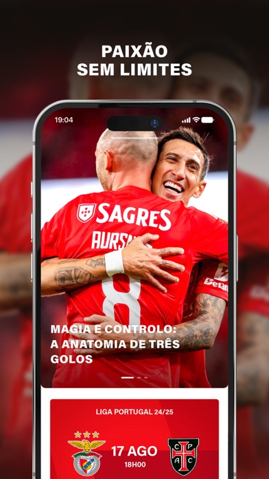 SL Benfica Official App Screenshot