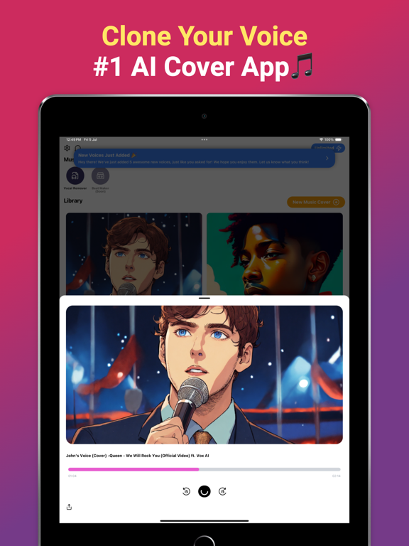 Vox AI Music & Cover Generator