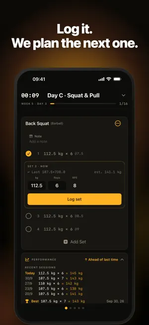 Liftoff: Workout Tracker screenshot 1