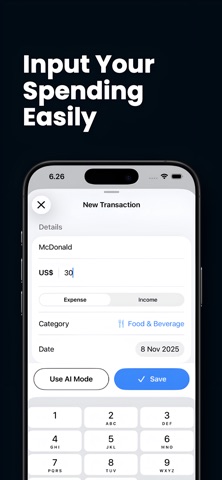 iSpend: AI Money Manager Screenshot 8 of 9