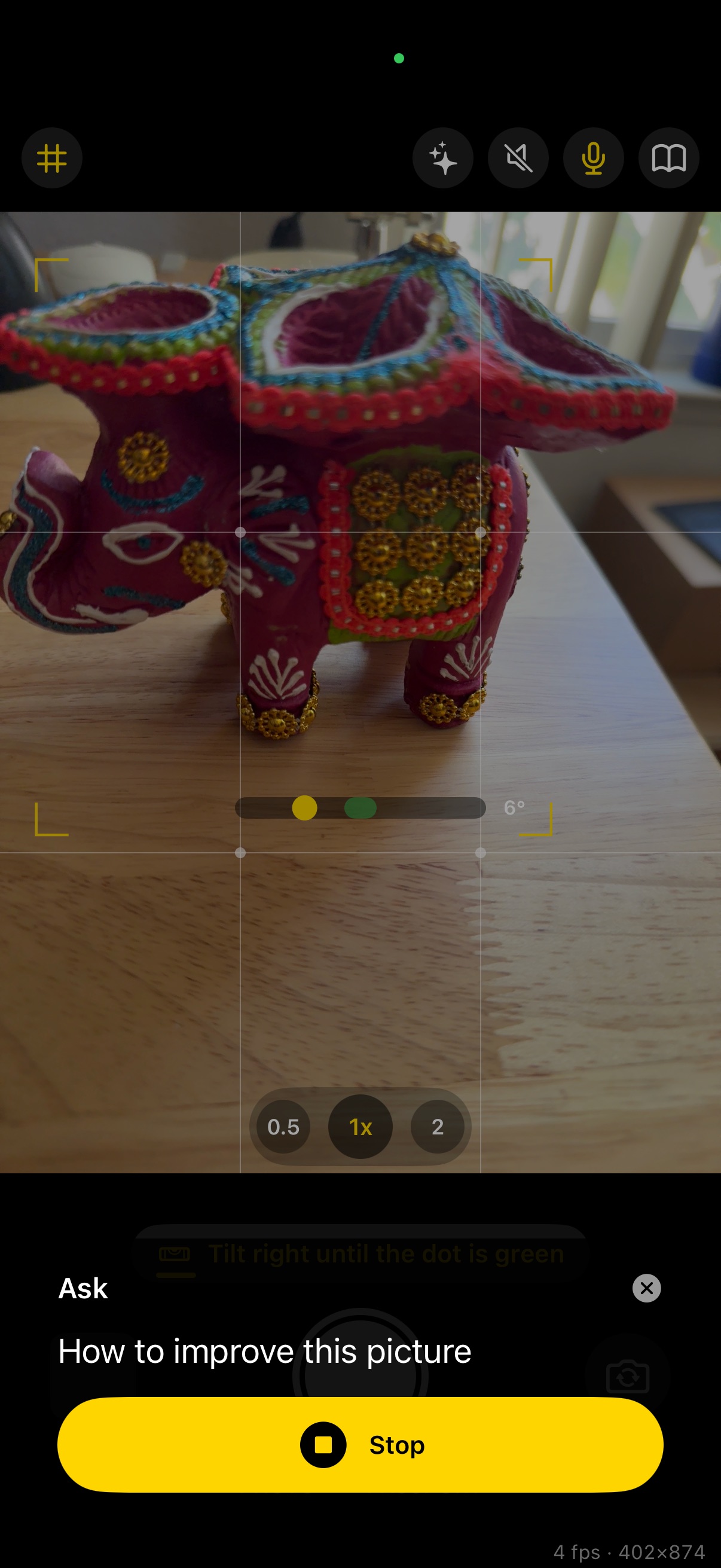 Screenshot 1 of Fotog - Camera Coach