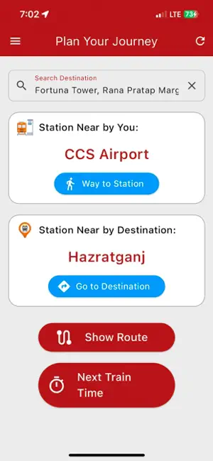 Lucknow Metro Timing & Route screenshot 3