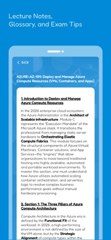 Azure Cloud Prep: with AI Screenshot 5 of 7