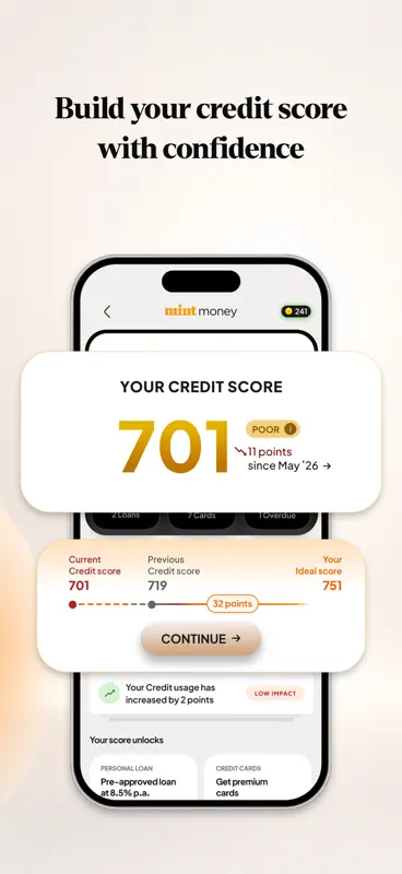Mint Money: Credit Score, Loan screenshot 2 of 8