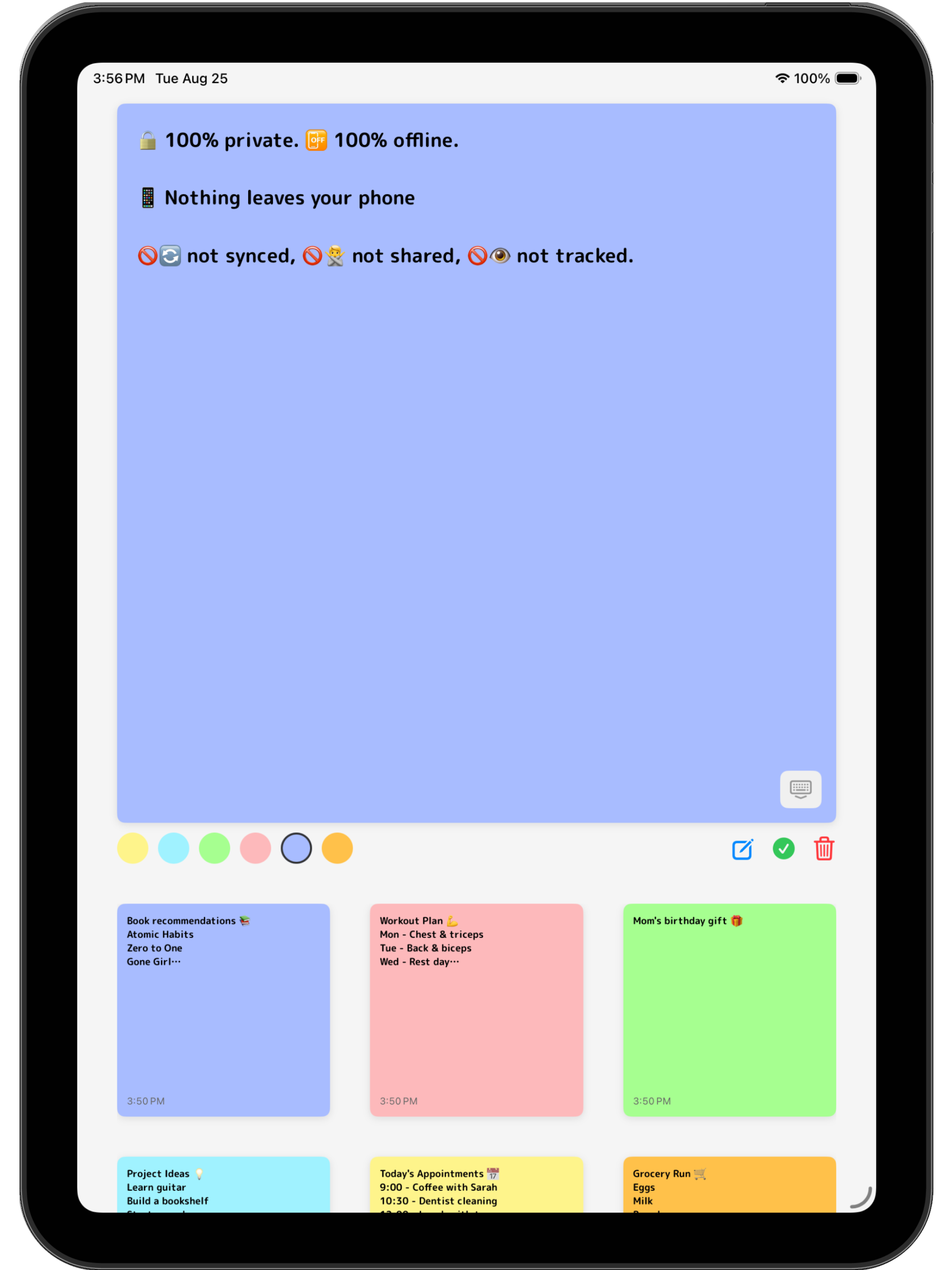 Notesy — Quick & Private Notes screenshot 8