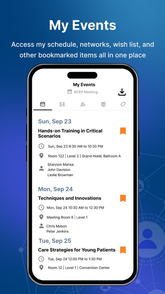 #5. ACEP Events (iOS) 由: American College of Emergency Physicians