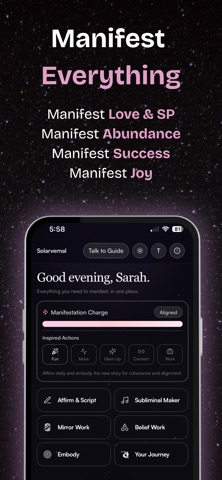 Solarvernal: Manifestation App screenshot