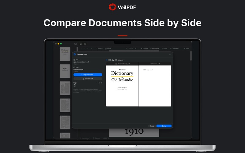 VeilPDF — Offline PDF Toolkit screenshot